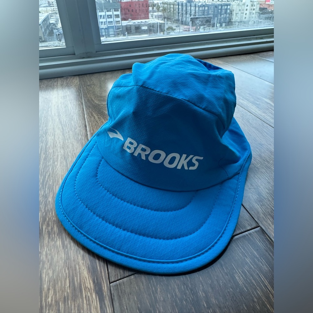 Brooks Blue Packable Hat